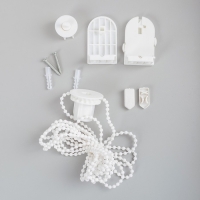 Штора рулонная 120&times;180 см (с учётом креплений 3,5 см), цвет зелёный