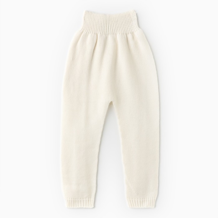 Штанишки детские, цвет молочный, рост 74 см