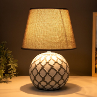 Лампа настольная с абажуром Е14 40Вт 220В "Шар в сети" 25х25х33см RISALUX Лампа настольная с абажуром Е14 40Вт 220В "Шар в сети" 25х25х33см RISALUX
