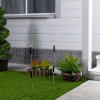 Садовый светильник на солнечной батарее &laquo;Одуванчики&raquo; 2 шт., 78 см, 160 LED, свечение тёплое белое