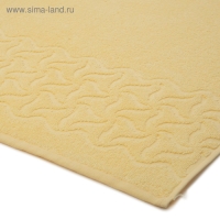 Полотенце махровое &laquo;Радуга&raquo; цвет жёлтый, 70х130, 295 гр/м