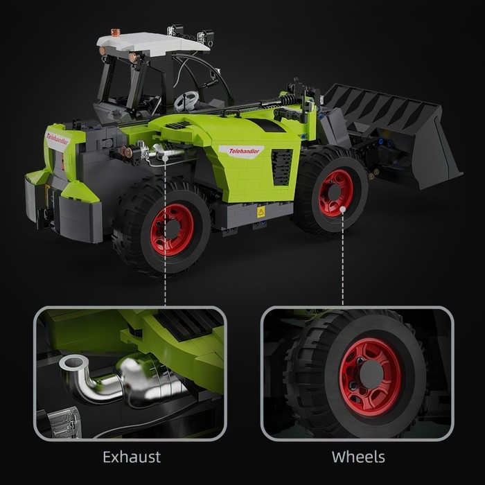 Конструктор &laquo;Техно. Фермерский погрузчик&raquo;, радиоуправляемый, 1469 деталей