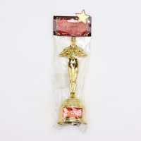 Кубок наградная фигура &laquo;Золотой сын&raquo;, оскар, золото, 18 х 6,3 см.