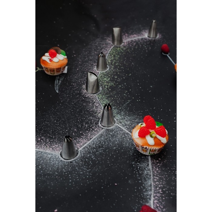 Насадка кондитерская KONFINETTA &laquo;Лепесток&raquo;, d=3,4 см, выход d=2,3 см, нержавеющая сталь