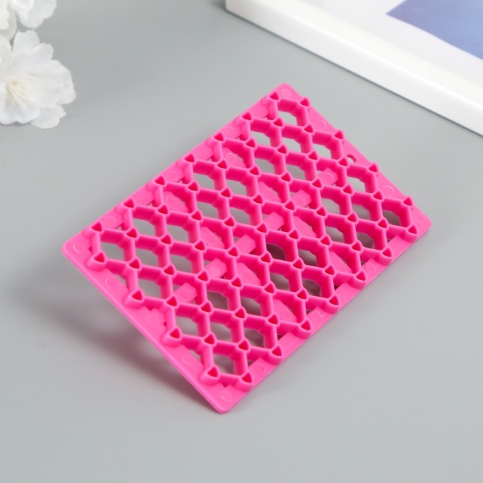 Штамп пластик Штамп пластик "Ромб с сердечком" 12,8х7.5 см