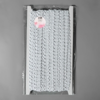 Тесьма декоративная &laquo;Петля&raquo;, 12 мм, 10 &plusmn; 1 м, цвет белый