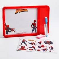 Доска для рисования мелом и маркером «планшет», Человек паук, Marvel Доска для рисования мелом и маркером «планшет», Человек паук, Marvel