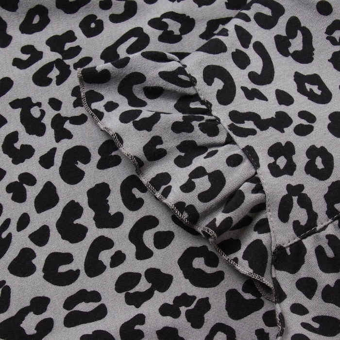 Платье детское с рюшами KAFTAN Trendy grey р.32 (110-116)