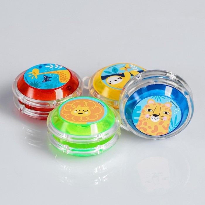 Йо-Йо «Зверушки», цвета МИКС Йо-Йо «Зверушки», цвета МИКС