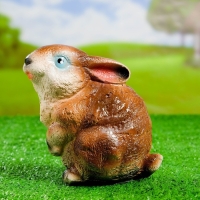 Садовая фигура "Заяц веселый" 14х10х16см Садовая фигура "Заяц веселый" 14х10х16см