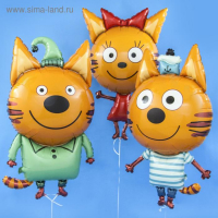 Шар фольгированный 36'' «Три Кота. Коржик», фигура, 1 шт. в упаковке Шар фольгированный 36'' «Три Кота. Коржик», фигура, 1 шт. в упаковке
