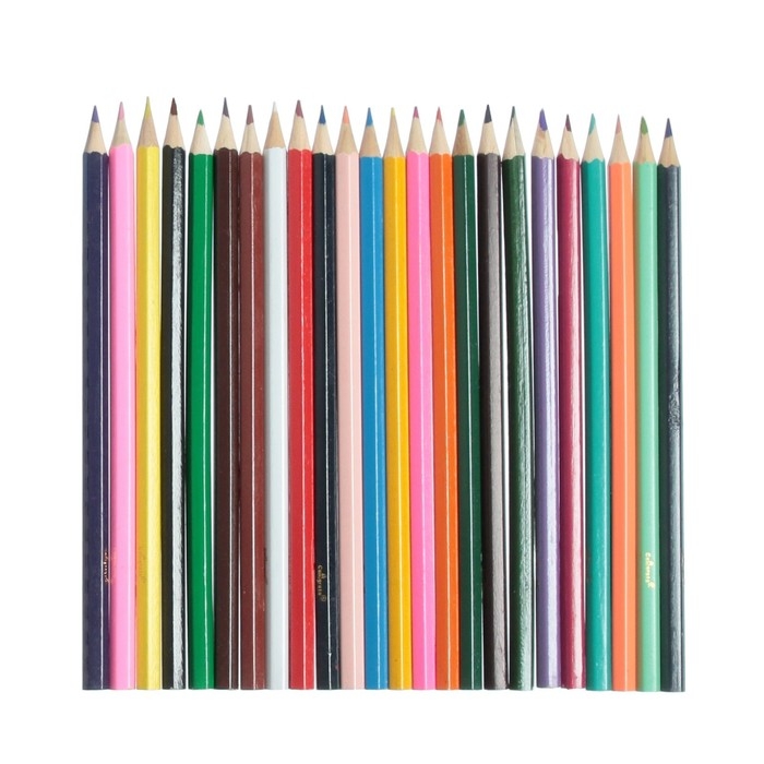 Карандаши 24 цвета Карандаши 24 цвета "Машинка"