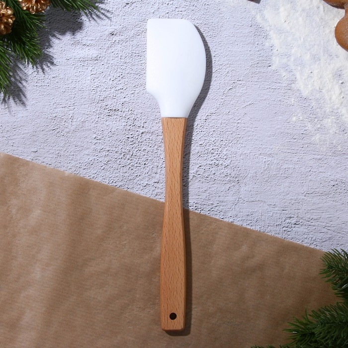 Новый год. Лопатка силиконовая &laquo;Печеньки&raquo;, 26 х 5 см