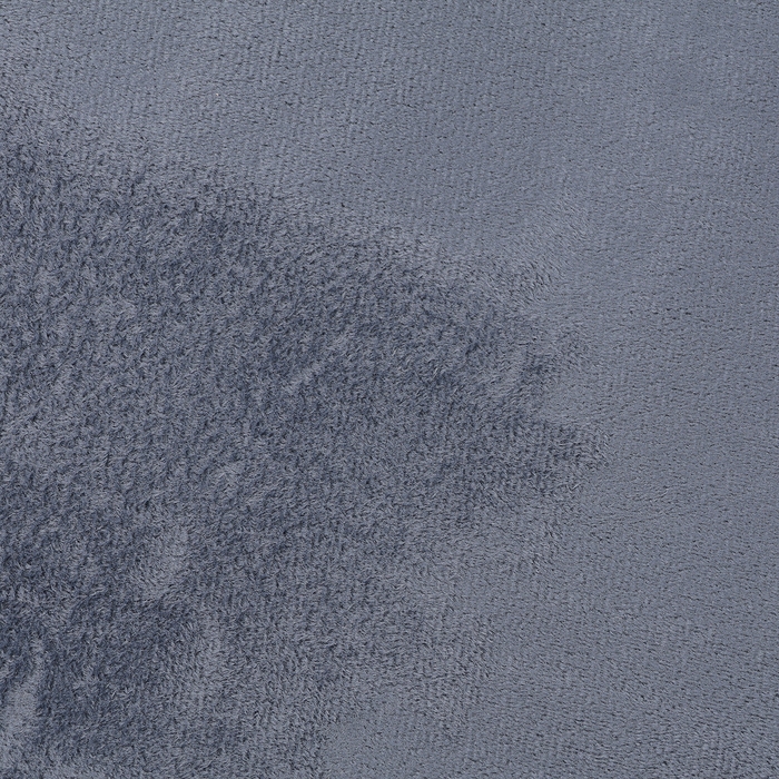 Лоскут для рукоделия, плюш, тёмно-серый, 50 &times; 50 см