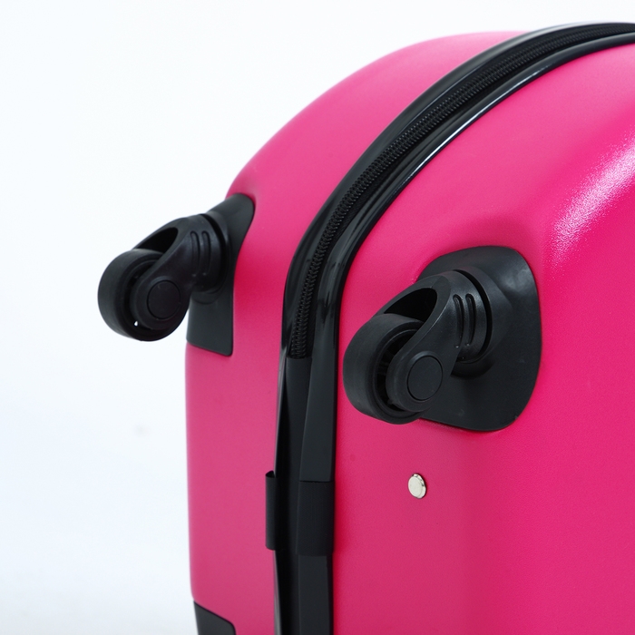 Чемодан детский 33 л (S), отдел на молнии, цвет фуксия