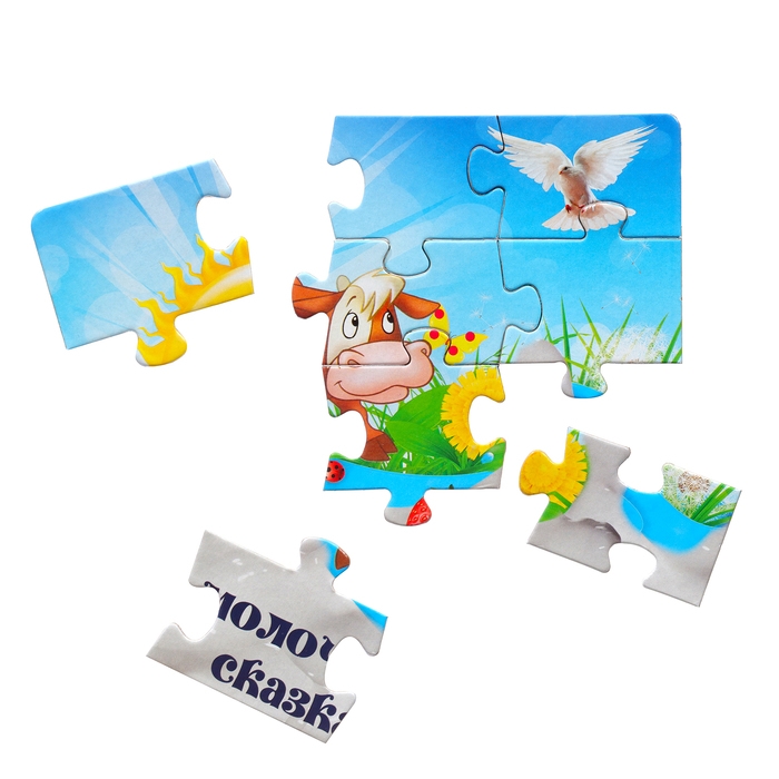 Подарочный набор косметики детский Биокрим с пазлом: шампунь-пенка, 250 мл + шампунь-пенка, 250 мл