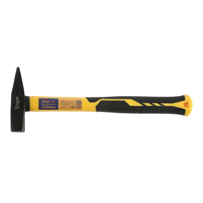 Молоток слесарный ТУНДРА ПРОФИ, квадратный боек, фиберглассовая 3К рукоятка, 300 г Молоток слесарный ТУНДРА ПРОФИ, квадратный боек, фиберглассовая 3К рукоятка, 300 г