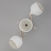 Люстра потолочная Кимберли 3хE27 40Вт Золото, белый Люстра потолочная Кимберли 3хE27 40Вт Золото, белый