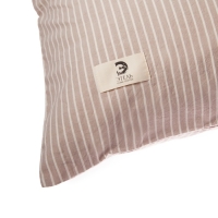 Комплект наволочек Этель 50х70 см - 2 шт, "Полоски", цвет бежевый, жатый хлопок, 140гр/м2 Комплект наволочек Этель 50х70 см - 2 шт, "Полоски", цвет бежевый, жатый хлопок, 140гр/м2