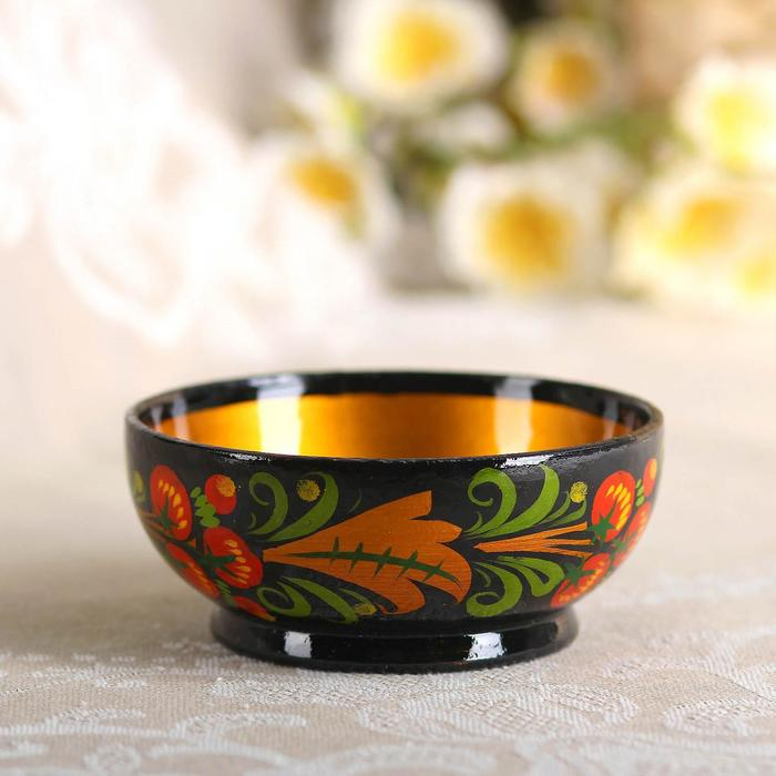 Розетка, 10&times;4 см, хохлома