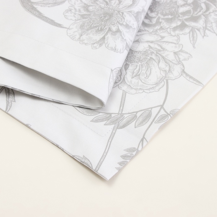 Набор наволочек SL Home Flowers 50*70+3 см - 2 шт, сатин, 140 гр/м2, 100% хлопок Набор наволочек SL Home Flowers 50*70+3 см - 2 шт, сатин, 140 гр/м2, 100% хлопок