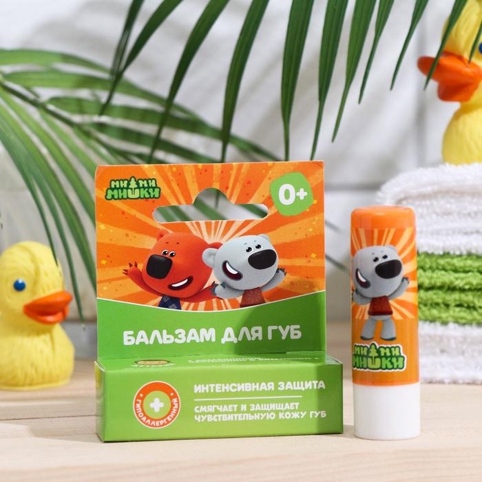 Бальзам для губ детский Ми-Ми-Мишки интенсивная защита, гипоаллергенный, 4.2 г Бальзам для губ детский Ми-Ми-Мишки интенсивная защита, гипоаллергенный, 4.2 г