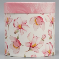 Набор шляпных коробок 2 в 1, упаковка подарочная, &laquo;With love&raquo;, 13 х 13, 16 х 16 см