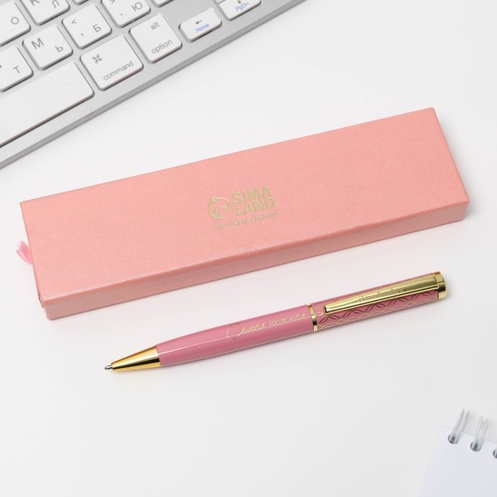 Ручка в футляре &laquo;С 8 марта&raquo;, металл