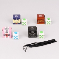 Фиджет кубик антистресс &laquo;100% спокойствие&raquo;, МИКС, в шоубоксе