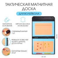 Тактическая магнитная доска для волейбола, 54 х 32 см Тактическая магнитная доска для волейбола, 54 х 32 см