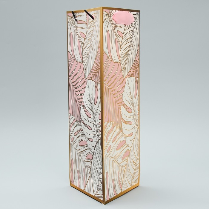 Пакет подарочный под бутылку, упаковка, &laquo;Подарочек&raquo;, 13 х 32 х 11.3 см