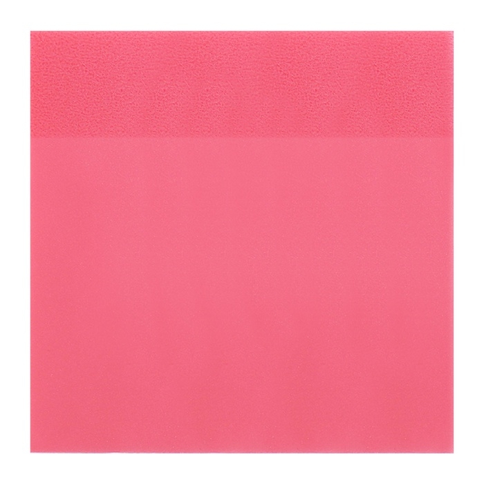 Блок с липким краем 76мм х 76мм 50л пластик прозрачный коралловый перламутр