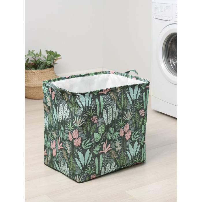 Корзина для белья Доляна «Джунгли», 50×40 см Корзина для белья Доляна «Джунгли», 50×40 см