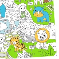 Многоразовая раскраска &laquo;Зоопарк&raquo;