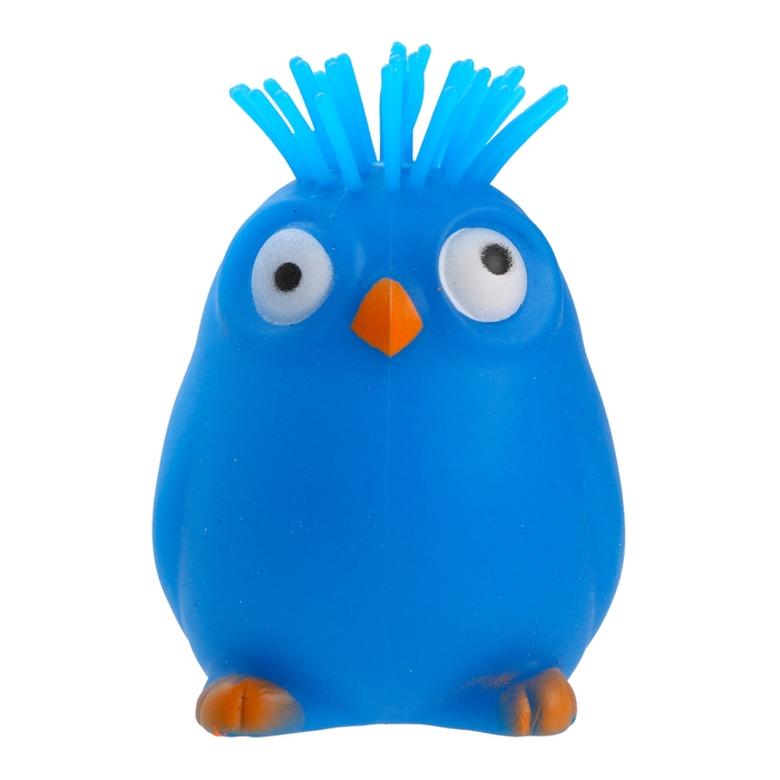 Мяч детский резиновый ёжка световой &laquo;Пингвинчик&raquo;, цвета МИКС , в шоубоксе