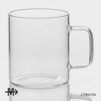 Набор стеклянных кружек Magistro &laquo;Глория&raquo;, 320 мл, 11&times;8&times;9 см, 2 шт