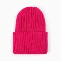 Шапка детская, цвет фуксия, размер 54-56 Шапка детская, цвет фуксия, размер 54-56