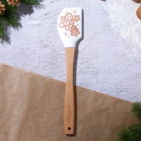 Новый год. Лопатка силиконовая &laquo;Печеньки&raquo;, 26 х 5 см