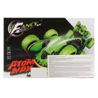 Машина-перевёртыш радиоуправляемая &laquo;Трюкач&raquo;, масштаб 1:28, с аккумулятором, цвет зелёный