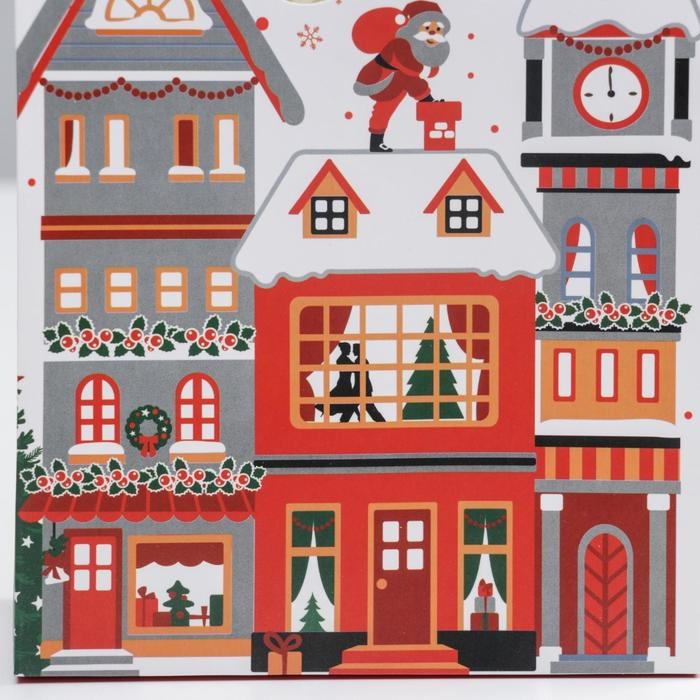 Коробка подарочная новогодняя складная &laquo;Праздник к нам приходит&raquo;, 15 х 7 х 22 см, Новый год