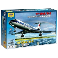 Сборная модель-самолёт &laquo;Пассажирский авиалайнер Ту-134 А/Б-3&raquo; Звезда, 1/144, (7007)