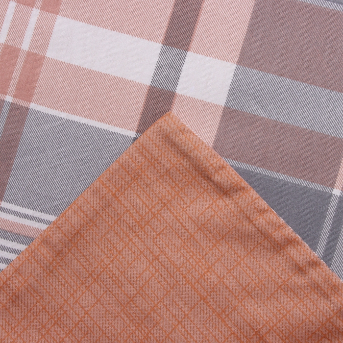 Постельное бельё LoveLife дуэт Постельное бельё LoveLife дуэт "Клетка" 143х215см-2шт, 225х240см,50х70см-2шт хлопок, сатин 125г/м