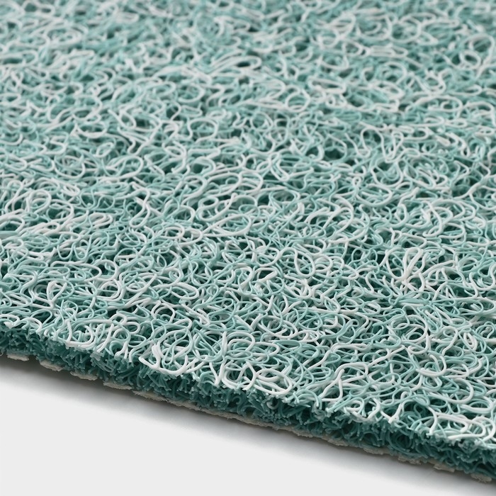 Коврик придверный грязезащитный SAVANNA, 45&times;75 см, цвет бирюзовый