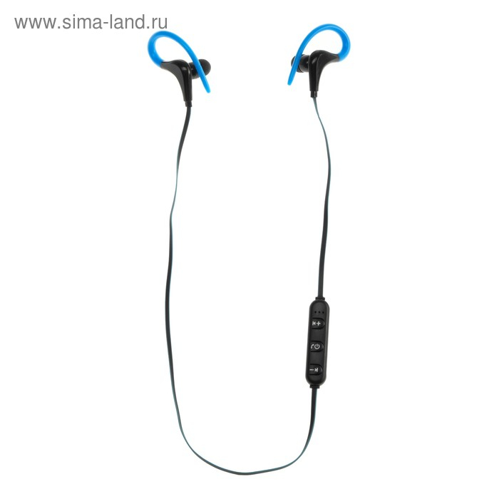 Наушники Luazon VBT 1.12, беспроводные, вакуумные, BT 4.1, 80 мАч, черно-синие