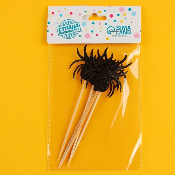 Шпажки &laquo;Паук&raquo;, набор 5 шт.