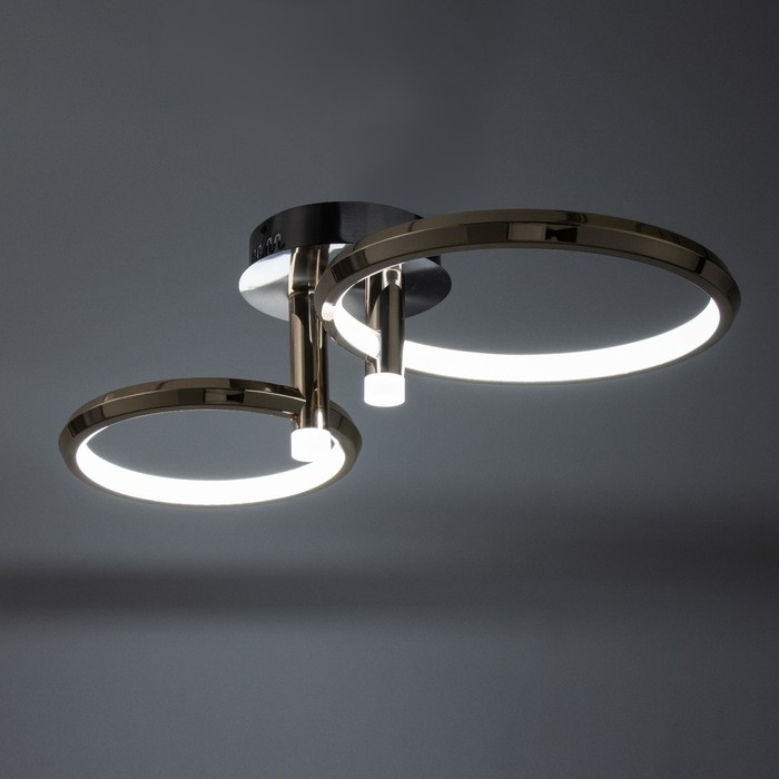 Люстра Люстра "Лентес" 2хLED 90Вт золото 60х40х23 см BayerLux