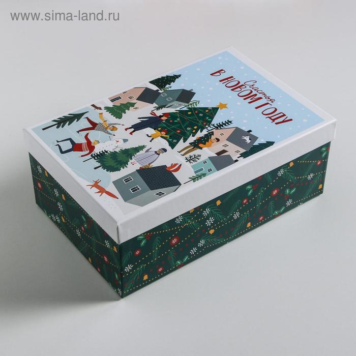 Набор подарочных коробок 10 в 1 &laquo;Новогодние истории&raquo;, 12 х 7 х 4 - 32.5 х 20 х 12.5 см, Новый год