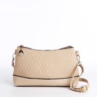 Сумка кросс-боди на молнии, цвет бежевый Сумка кросс-боди на молнии, цвет бежевый