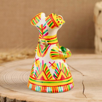 Филимоновская игрушка колокольчик «Собачка» Филимоновская игрушка колокольчик «Собачка»