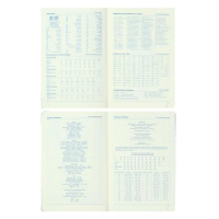 Ежедневник недатированный Western A5, 136 листов в линейку, кожзам, синий, синий срез, с резинкой, 2 ляссе, перфорированные уголки